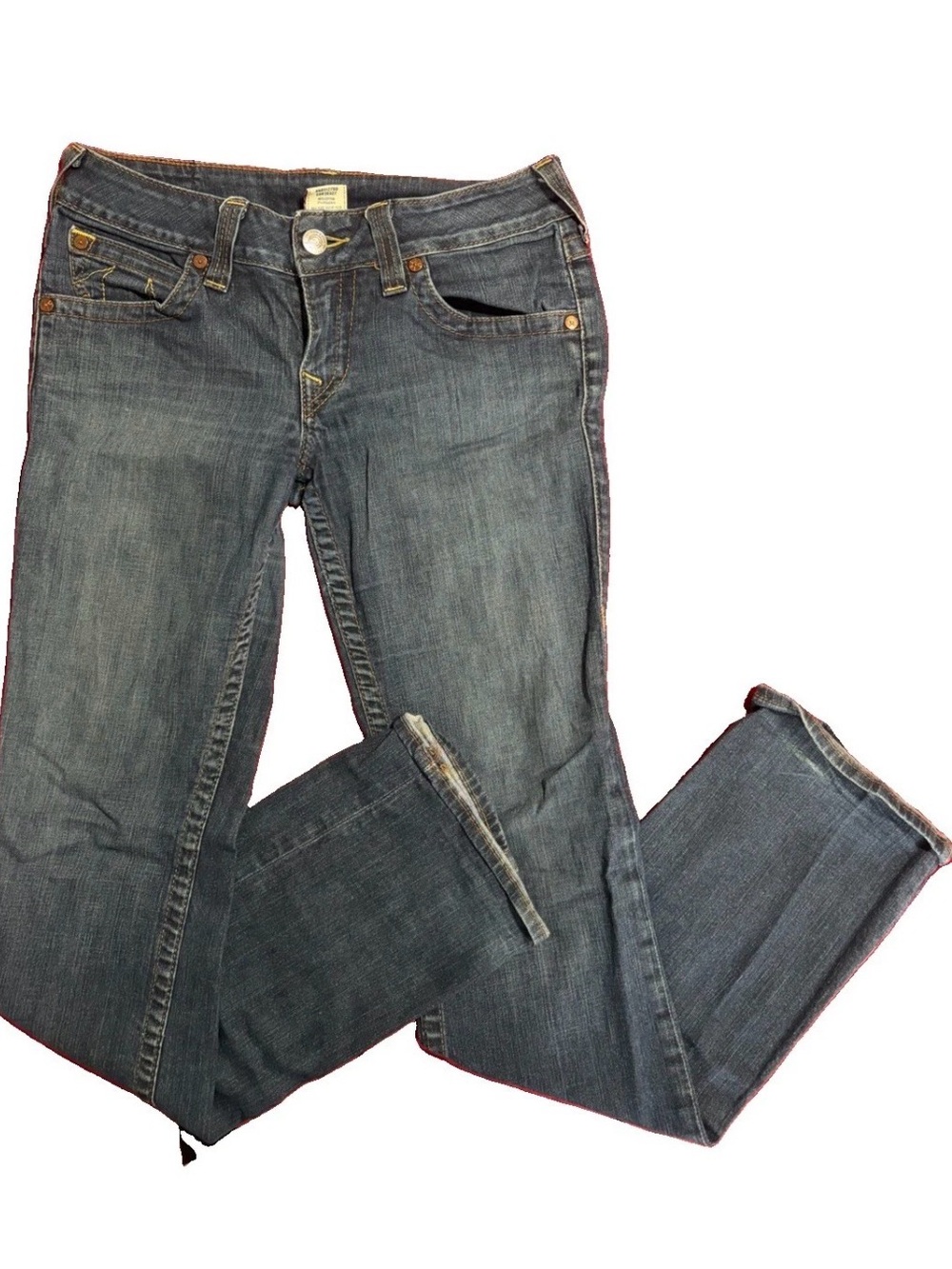 TRUE RELIGION JEANS Y2K Women’s  Straight Leg Dark Wash Size 31